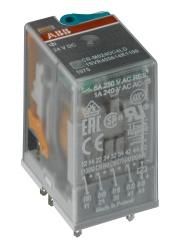 ABB Stotz-Kontakt CR-M230AC4LG, plug-in interface relay 4We, A1-A2=230VAC, gold contacts, LED, 1SVR405618R3100