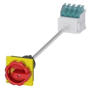 Siemens 3LD2013-1TL53 main/emergency stop switch 4-pole floor mounting