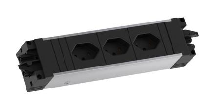 Bachmann 906.1086 power strip 3f alu STEP 90° IP20