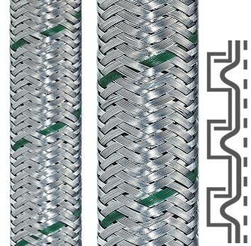 Flexa 14210101047 SPR-PVC-EDU-AS AD56 48x56mm metal protection hose