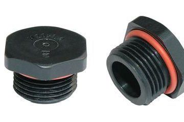 Jacob V301-1063-02 black IP66/68 O-ring VMQ screw cap