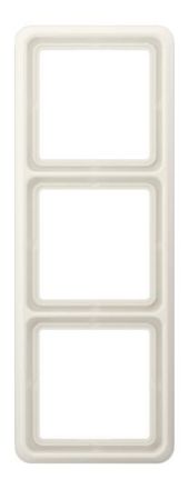 Jung CD583W frame 3-way, vertical and horizontal mounting, Duroplast, CD 500, white