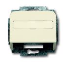 Busch-Jaeger 1758-212 central plate, with white support ring