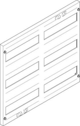 ABN 500x450mm 2FB/3RE open 150mm cover plate (FAO23N)