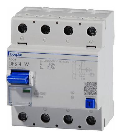 Doepke DFS4 040-3/0.50-AW point heating switch 4-pole, 09137963
