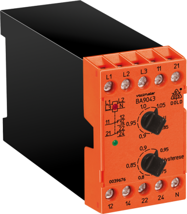 Dold 0039121 BA9043/002 3/N AC50-400HZ 230/400V undervoltage relay