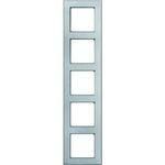 Hochköpper 00193191 5-way Nova stainless steel brushed aluminum frame