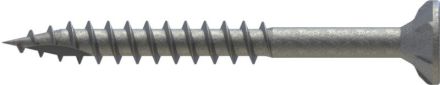Reisser 009251S297-0601502-1 R2 plus chipboard screw, Flaseko, TX drive, partial thread, 6.0 x 150, steel, 3x Rusp.silb, CrVI fr., pack of 100, cutting notch
