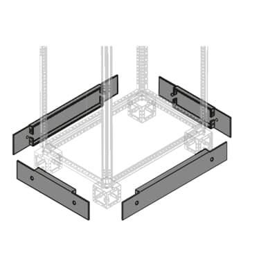 ABB Striebel & John 1STQ002435M0000 PPFM1075A H. 100mm 3-field width (PK=2pcs.) Baseboard