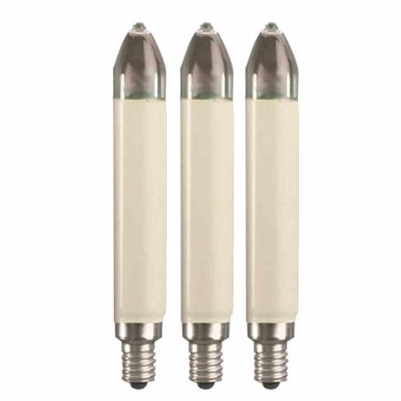 Rotpfeil 647623 3 replacement shaft lamps, 8 V/3 W for 30 light chain indoor/outdoor
