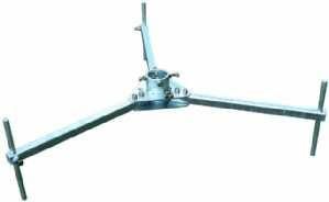 Dehn & Söhne 105351 Tripod height adjustable foldable for pipes D 50 mm