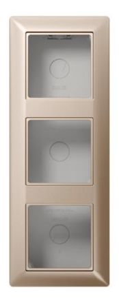 Jung AS583ACH surface-mounted cap 3-way, AS series, champagne