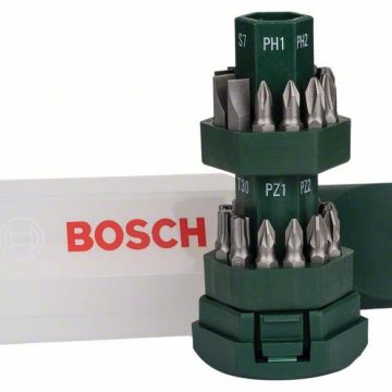 Bosch 2607019503 -EW 25-piece Big-Bit screwdriver bit set 25pcs 6xPH 6xPZ