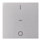 BERKER 80962283 Cover for push button sensor S.1/B.3/B.7 | 1-way, IO | matt aluminum