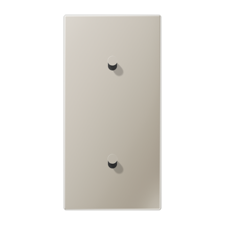 Jung ES12-20K1 cover with toggle lever, cone, 2-way, 2 x 1 toggle lever, vertical, series LS 1912, stainless steel