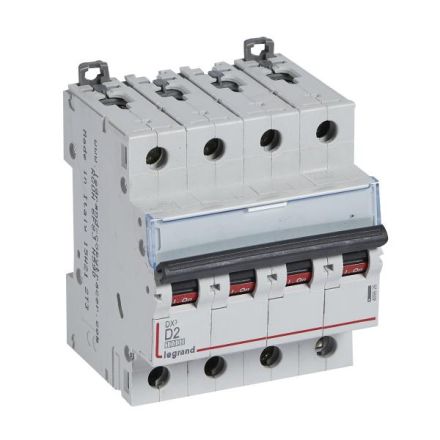 Legrand 409526 Circuit breaker DX3 D2A 4P 10KA 4M