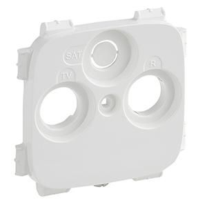 Legrand 754805 cover Valena Allure TV-R-SAT 30mm ultra white white, (white)