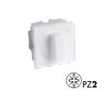 EFAPEL ROTARY TWO-WAY SWITCH - 2 MOD ALUMINIUM
