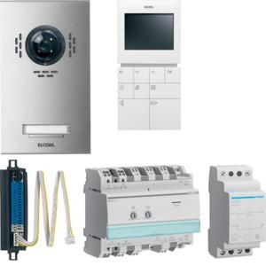 Elcom 1088618 AP color video set VSA-1 EM 1WE with BVF-510
