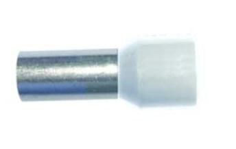 PROTEC.class 05101538 Wire end ferrules PAEH 050/8 white insulated VE100 0.50qmm/8mm (100pcs)