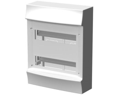 ABB Striebel & John M41W224N3 circuit distributor, surface-mounted 2x12 space units, without door, 1SLM004100S3305