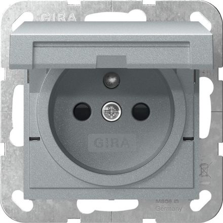 Gira 448826 earth pin KD+SH System 55 F aluminum socket