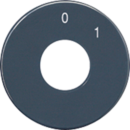 Jung SKS1101-20 scale disc, symbols 0 I, anthracite
