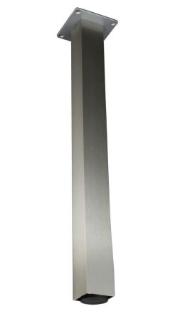 GRIMME AVB72.ED support foot square small 720mm, stainless steel look