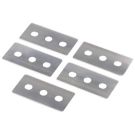 Hama 110726 for glass scraper, 5 pieces replacement blades