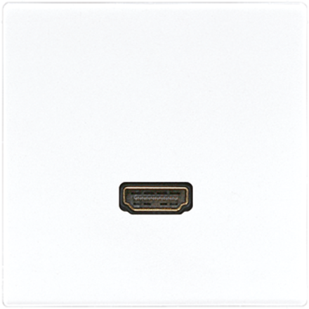 Jung MALS1112WW Multimedia connection system HDMI, LS series, alpine white