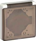 EFAPEL IP44 WATERPROOF FRAME BLACK