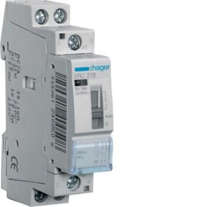 Hager ERC218 installation relay 16A 1S+1OE 230V