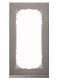 MERTEN MEG4025-3646 Frame 2-way stainless steel/aluminium