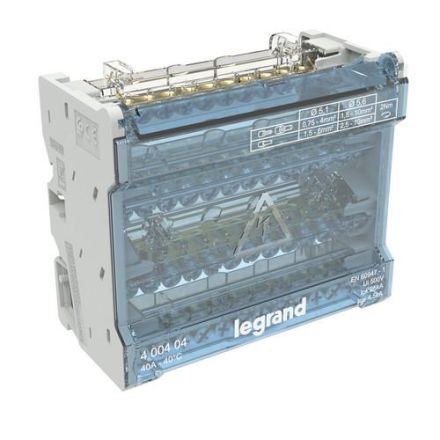 Legrand 400404 4P/40A 13KL 6M Terminal block