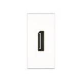 Kindermann 7464000888 Konnect flex 45 click DisplayPort connection panel
