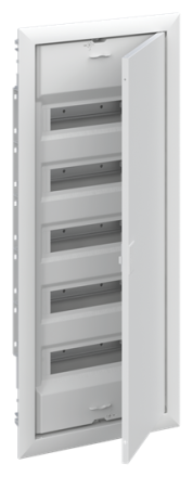 ABB Striebel & John UK660N4 circuit distributor, flush-mounted 60 space units, with door and cover plate, 2CPX031373R9999