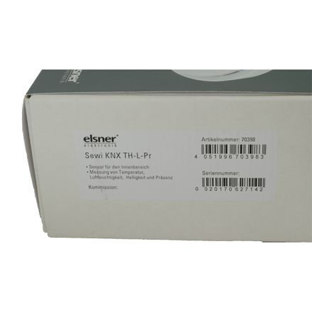 ELSNER 70398 KNX presence detector SEWI | Brightness, temperature, humidity | white