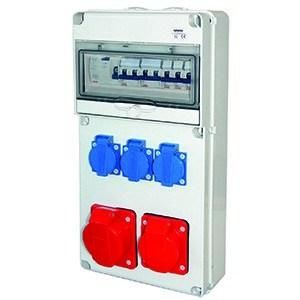 Gewiss AS05070 3xST/230/16/3P IEC400/32/16/5P socket combination