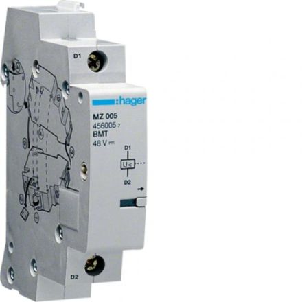 Hager MZ205 undervoltage release 48VDC