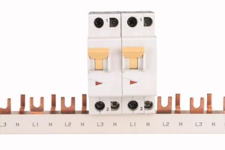 Eaton Z-SV-10/1P+N-SD phase busbar, 2Ph, 10qmm, pin, 1m, 269526