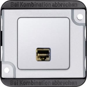 MERTEN MEG4576-7021 Panzer Actassi RJ45 1-way central plate connection module
