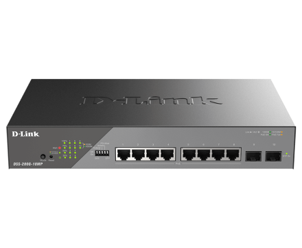 D-Link DSS-200G-10MP/E 10-Port Gigabit PoE+ Switch