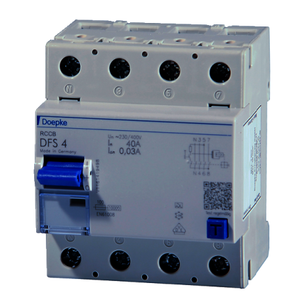 Doepke 09114901 DFS4 016-4/0.03-A 4-pole 16/0.03A residual current circuit breaker