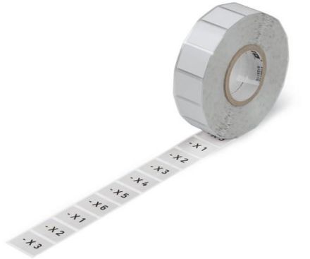 Wago 210-860 terminal marking white series 210 RM=27mm