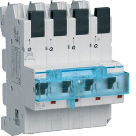 Hager HTS616C SLS switch 3-pole+N Cs-16A busbar QC