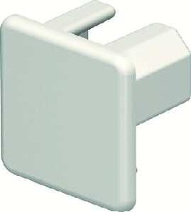 OBO Bettermann WDK/HE 20020 20x20mm cream white end piece, 6162509