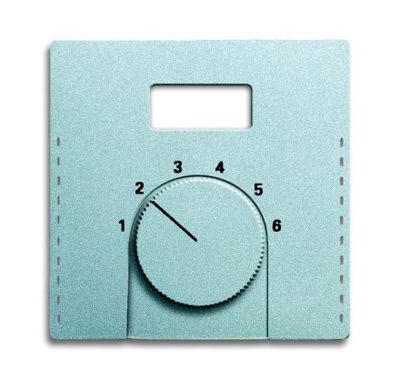 Busch-Jaeger 1794 TA-83 central plate, for room temperature controller aluminum silver
