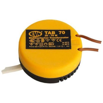 EVN TAB70 12V/AC 20-70W Primary: 230V/AC Electrical Transformer
