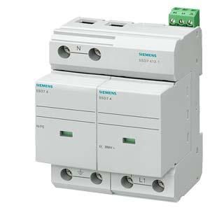 Siemens 5SD7412-1 lightning arrester B/T1/I 350V TN-S/TT 2-pole