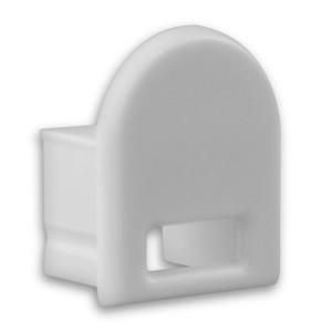 DOTLUX 4012 PVC end cap for profile/cover 4E grey, with cable entry
